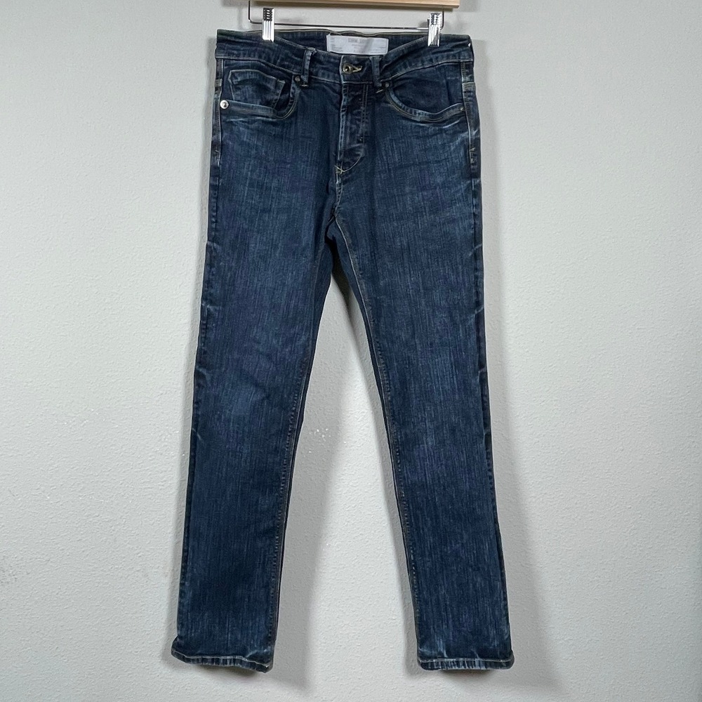 Parasuco DNM LGND Jeans Mens 32 Dark Wash‎ Blue Vintage Slim Straight Y2K Indie